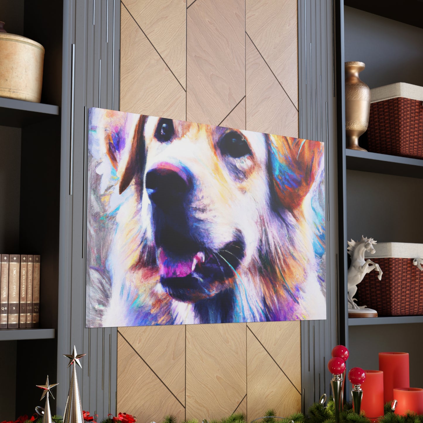 "Canine Elegance" - Canvas
