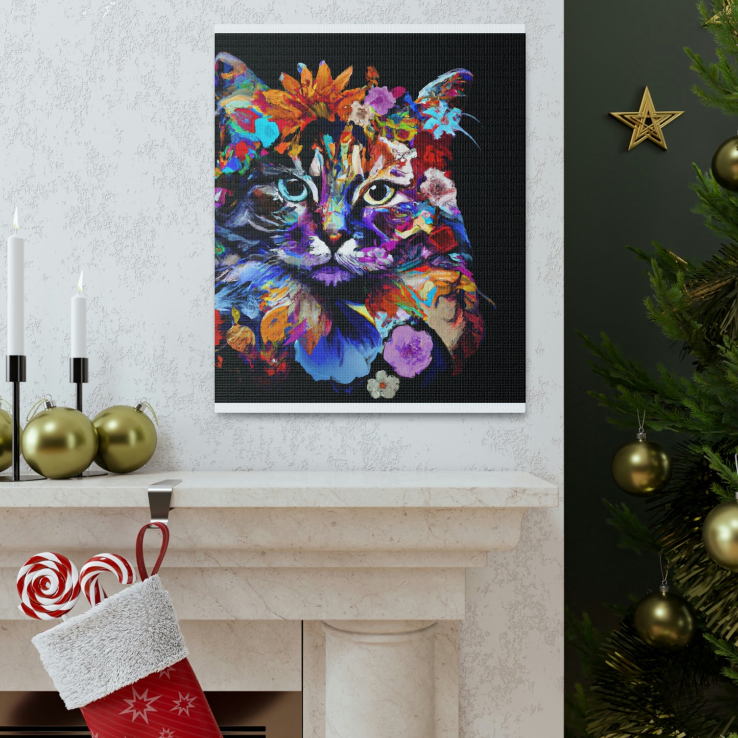 Floracat - Canvas