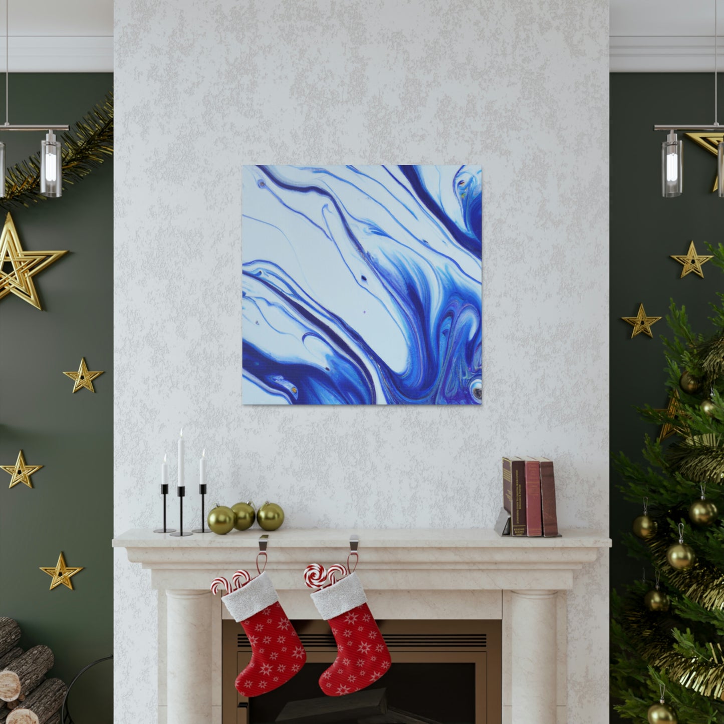 Aqua Sky. - Canvas