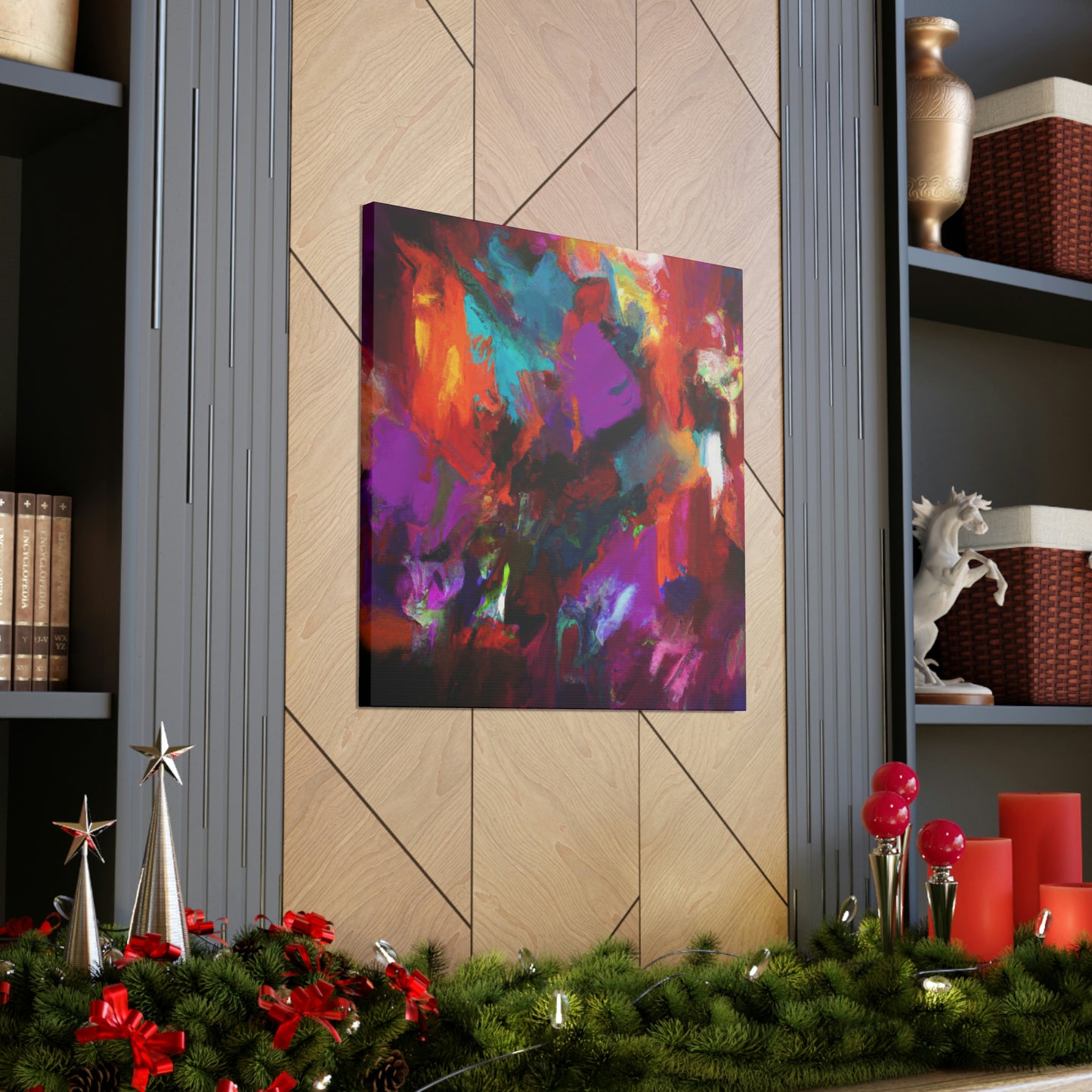 "Color Cascade" - Canvas