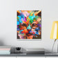 "Floral Feline" - Canvas
