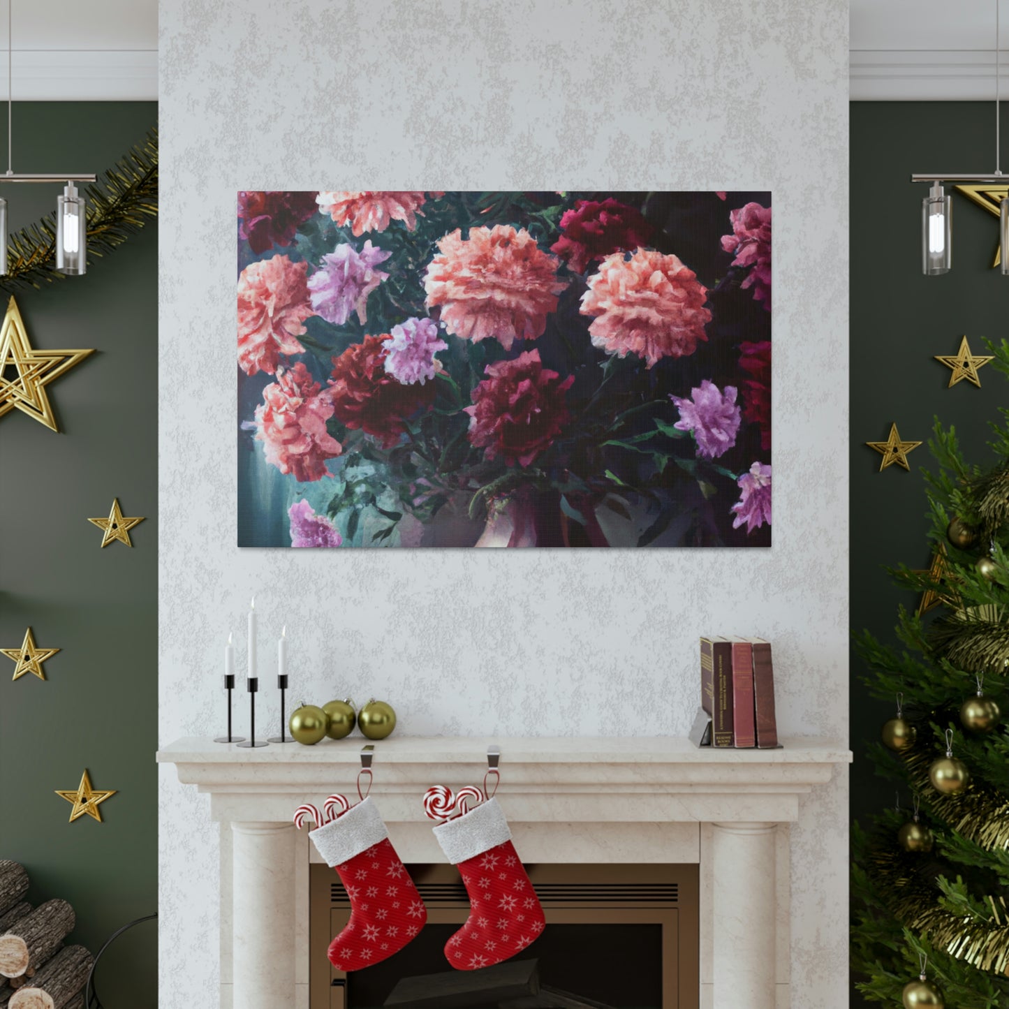 "Flower Vase Bliss." - Canvas