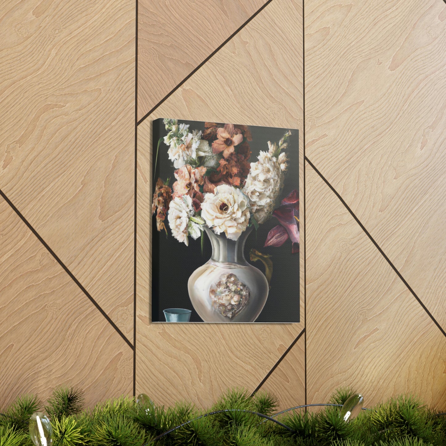 Tender Blooms Brushed. - Canvas