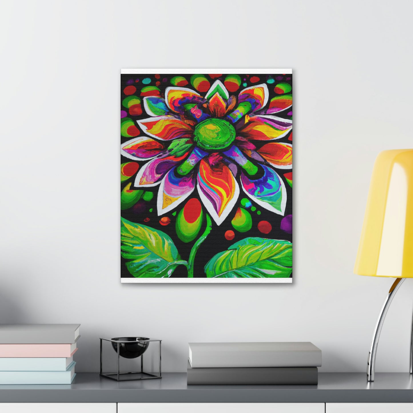 Vibrant Bloom. - Canvas