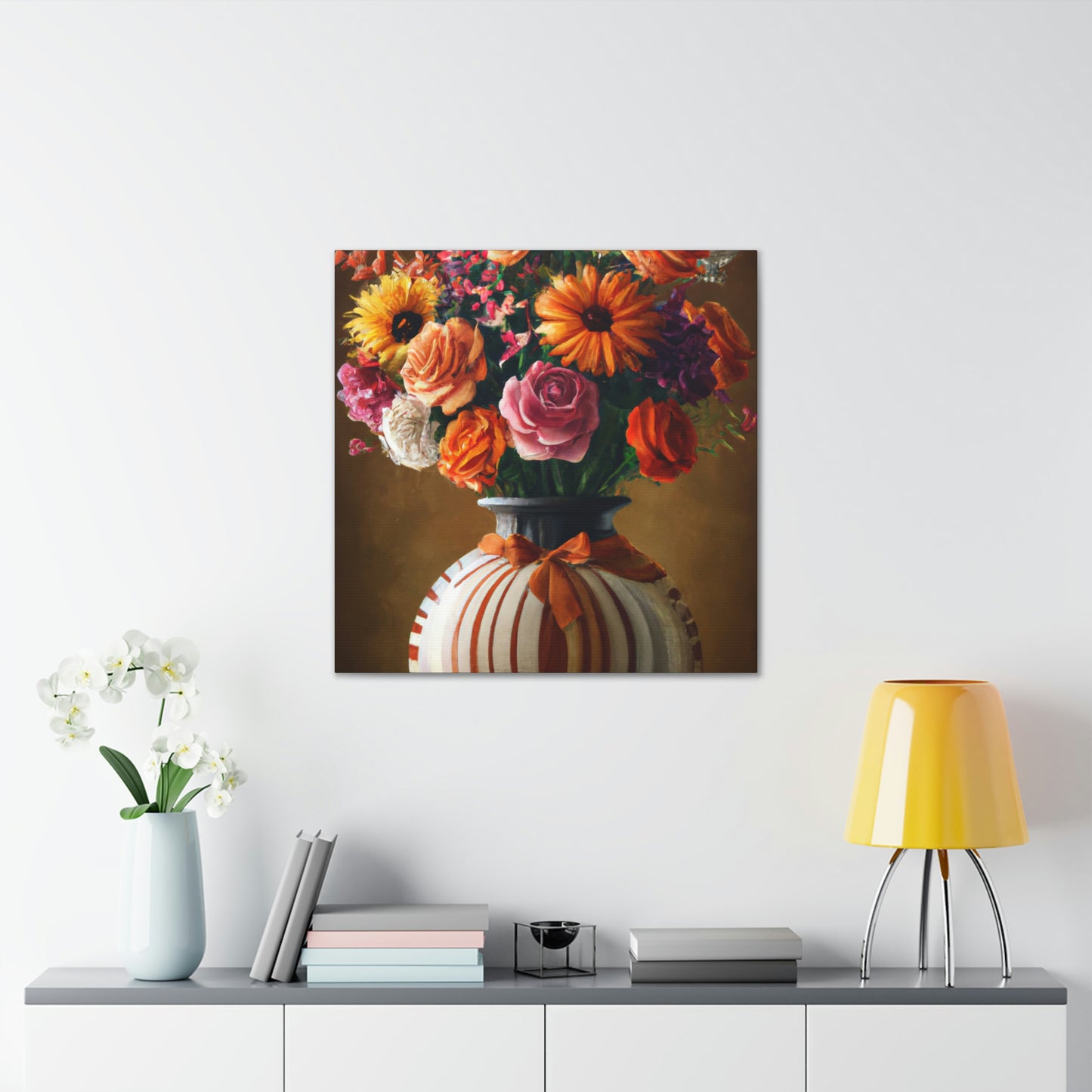 Fluid Floral Beauty - Canvas