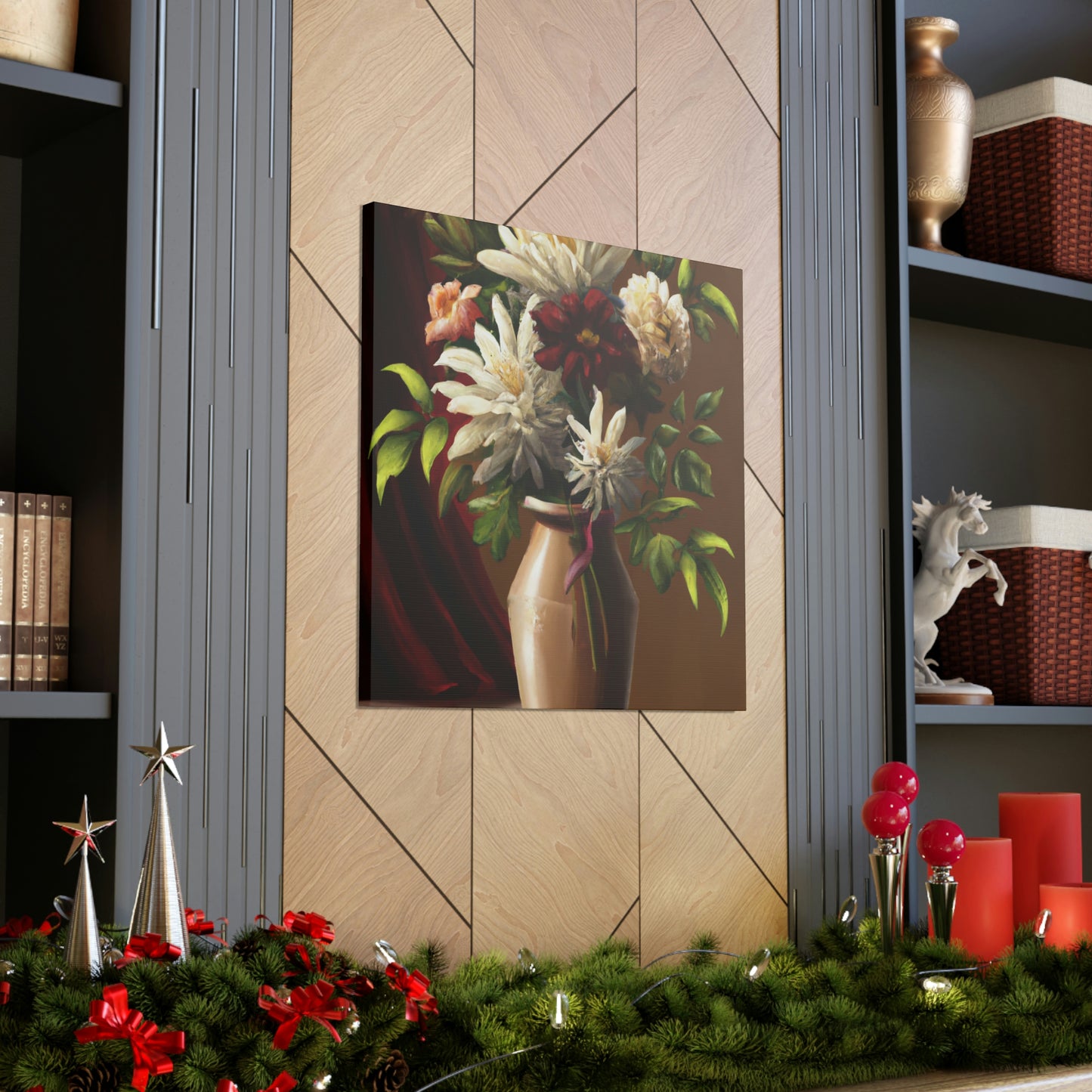 Vibrant Floral Awesomeness. - Canvas