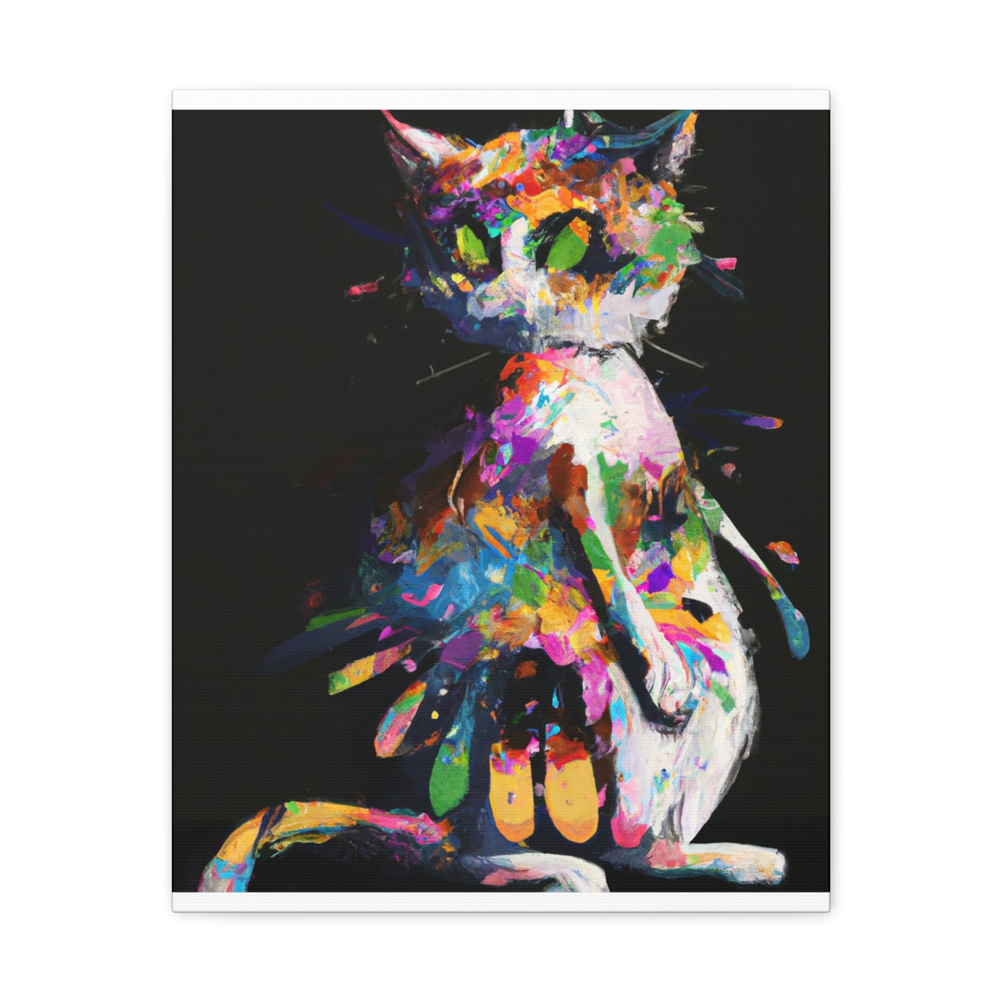 Flower Cat - Canvas