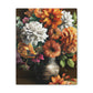 Floral Artistry Vase - Canvas