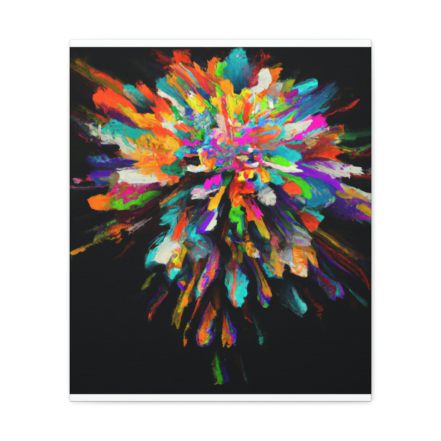 Psychedelic Bloom - Canvas