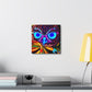 Neo-Owl Bloom - Canvas