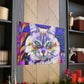 Floral Feline. - Canvas