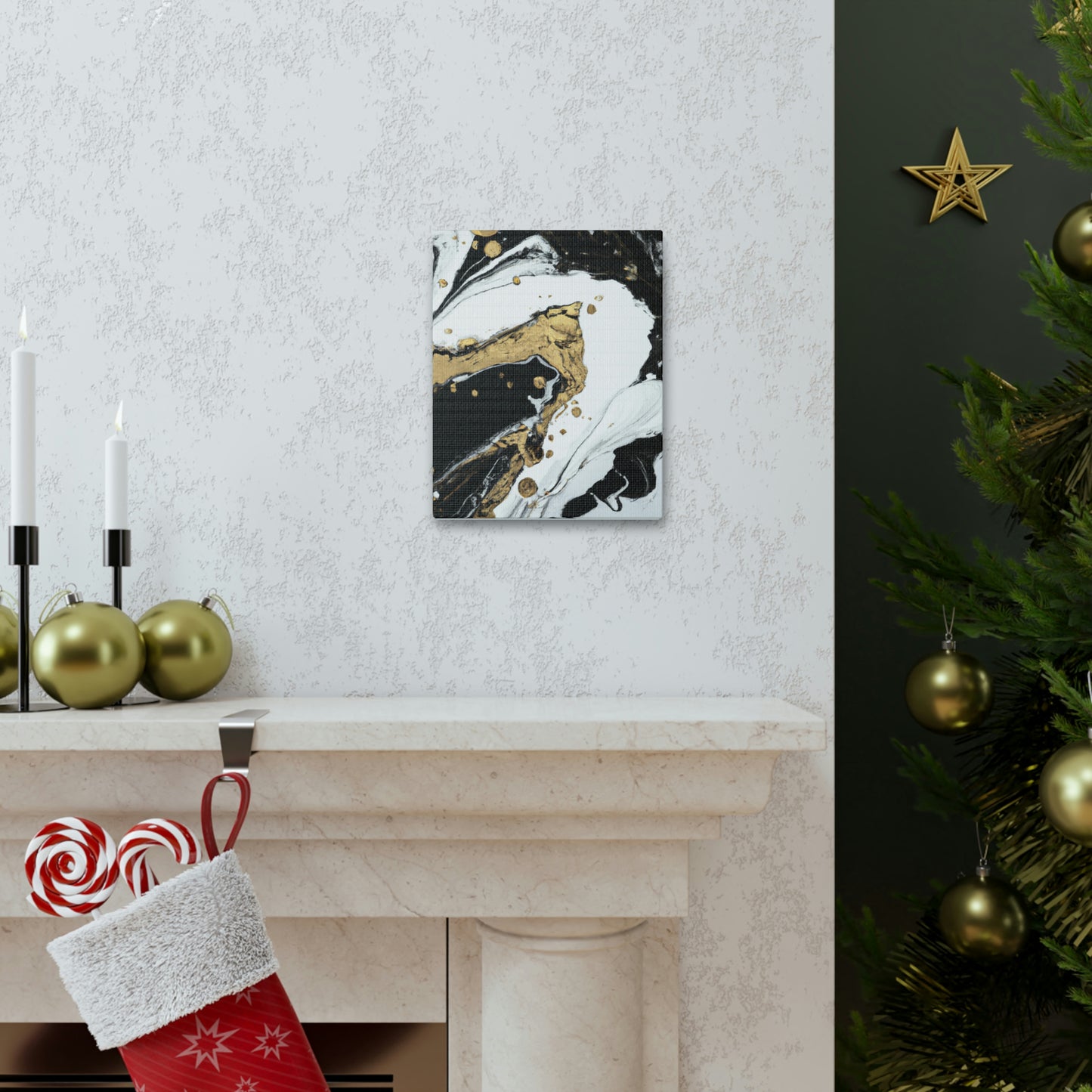 Opulent Splatter Luxe - Canvas
