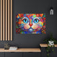 Floral Feline. - Canvas