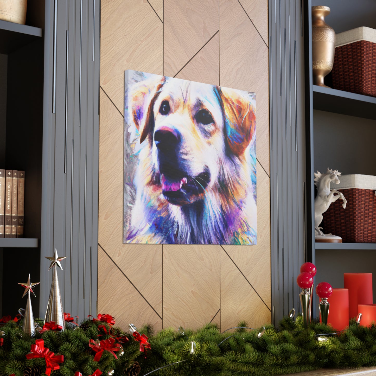"Canine Elegance" - Canvas