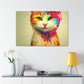 Flower Cat - Canvas