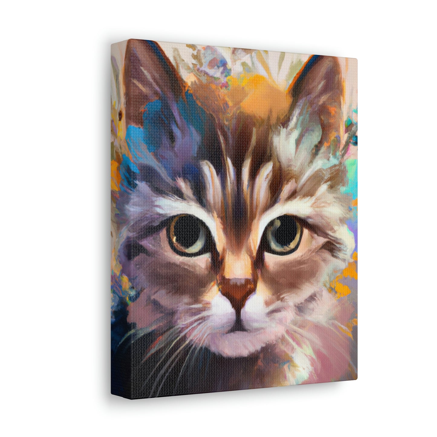 Feline Floral. - Canvas
