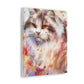 Feline Flora. - Canvas