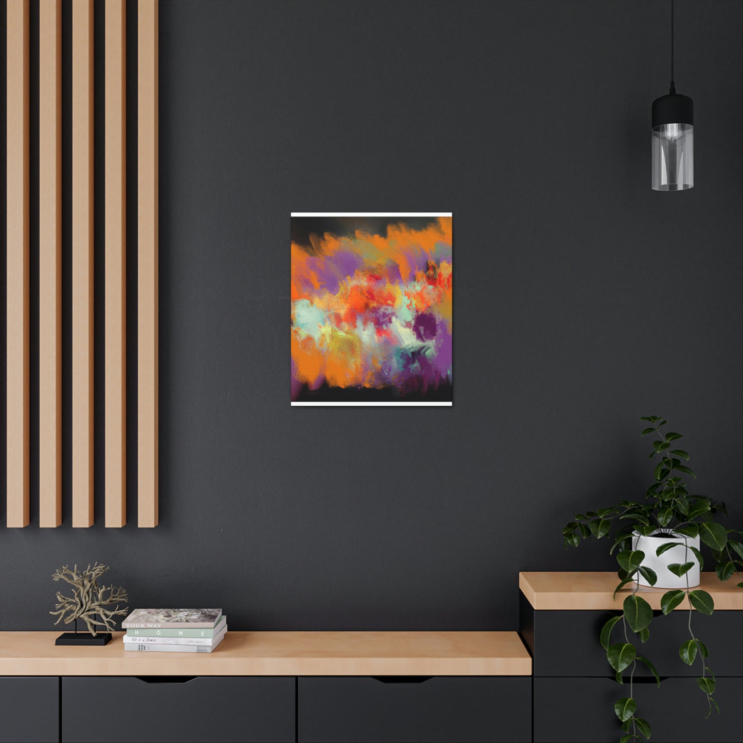 Coral Sparkle. - Canvas