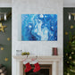 Cerulean Flow. - Canvas