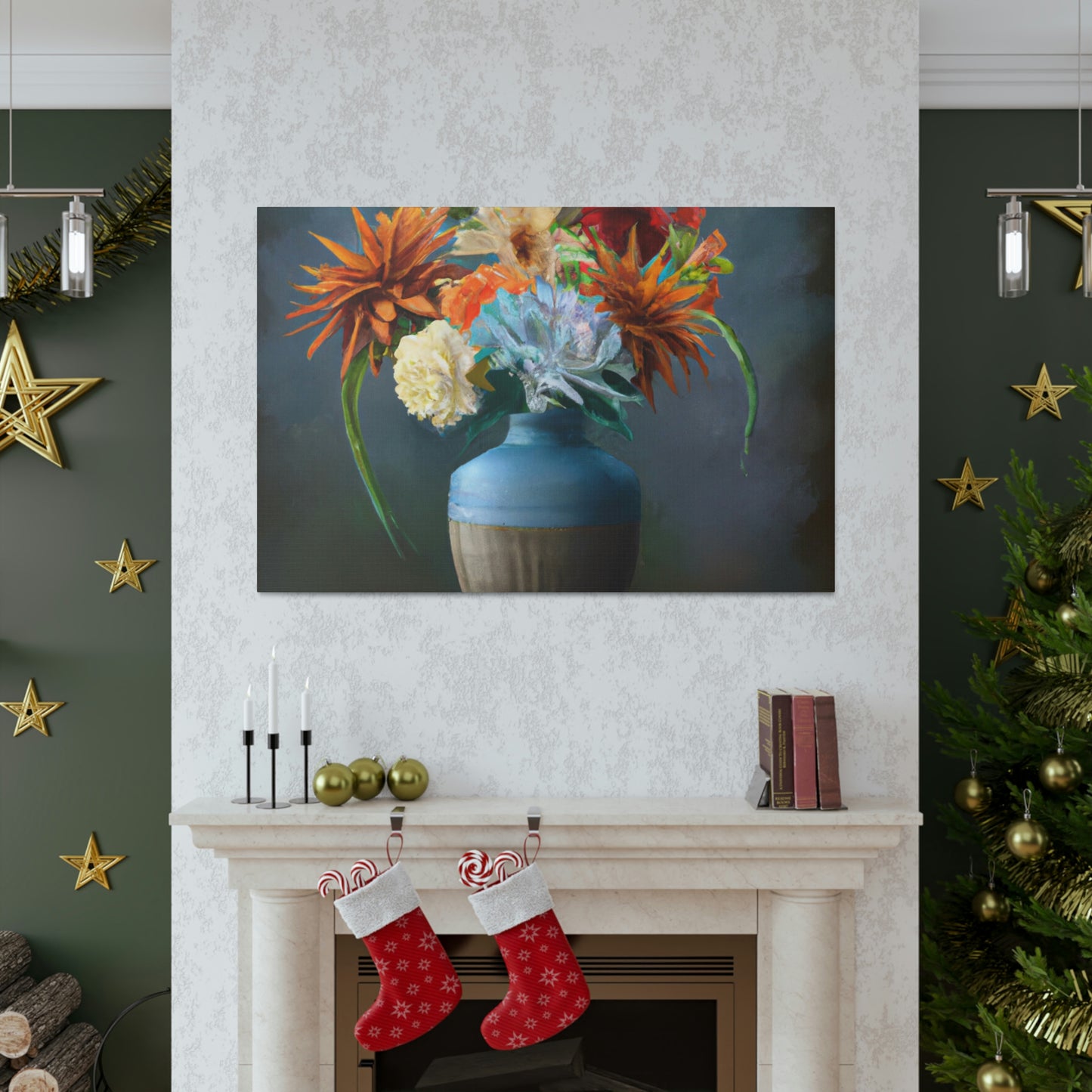 Joyous Floral Lush - Canvas