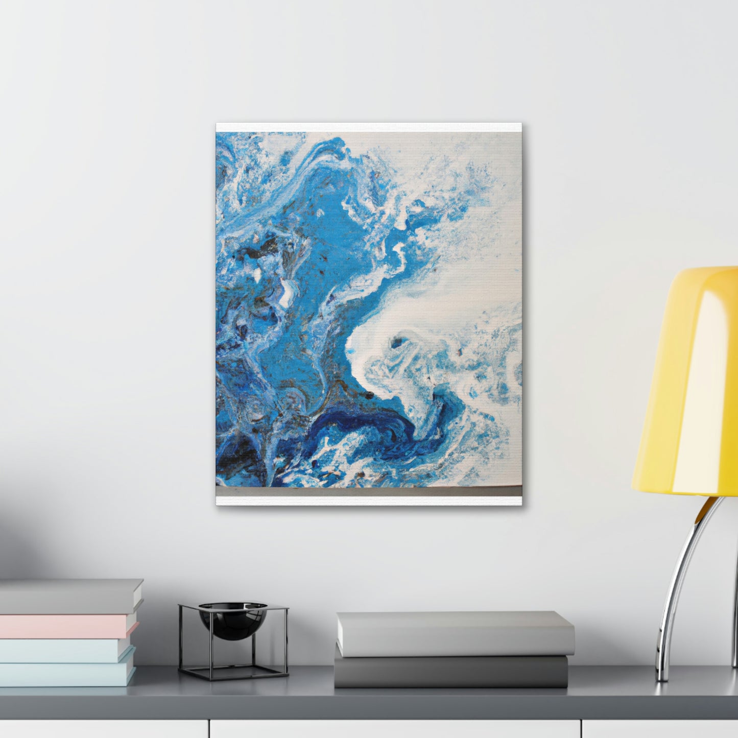 "Blue Spark" - Canvas