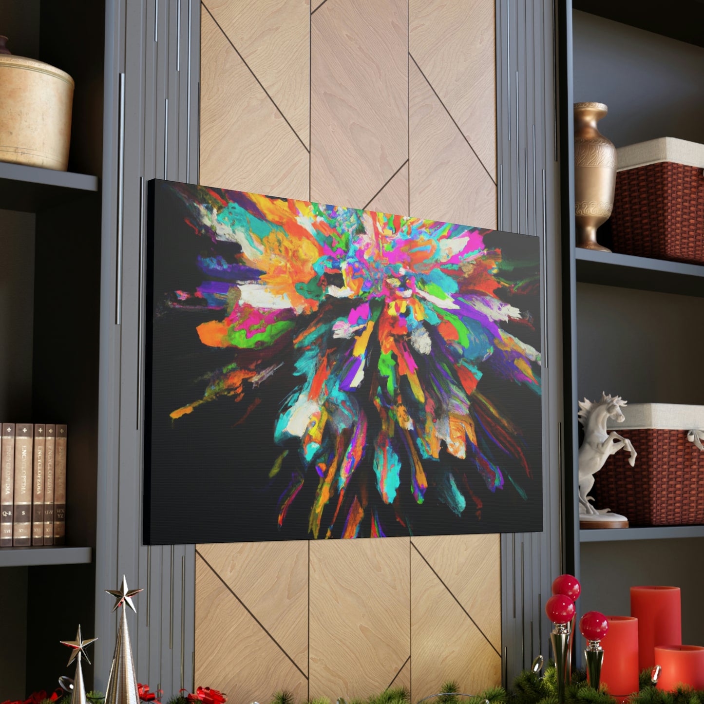 Psychedelic Bloom - Canvas