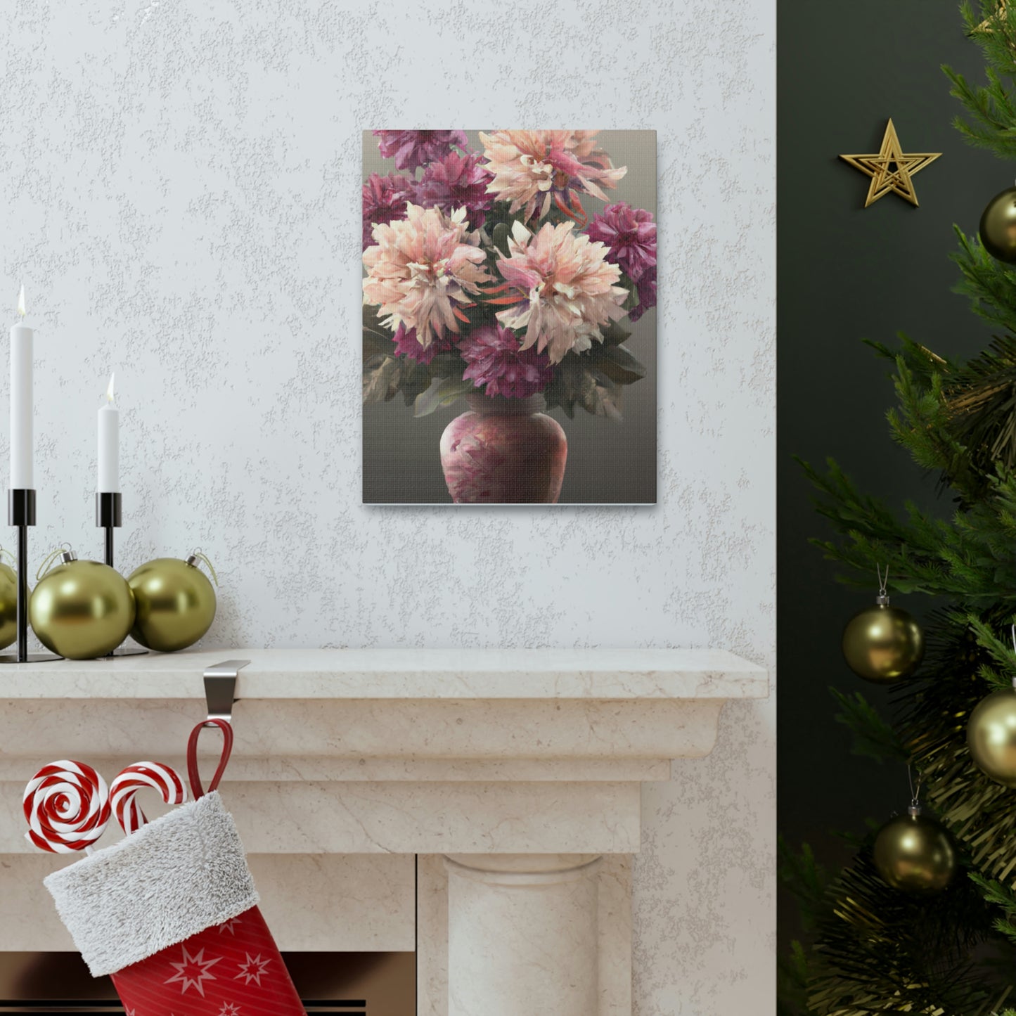"Floral Finesse Art" - Canvas