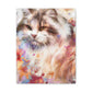 Feline Flora. - Canvas