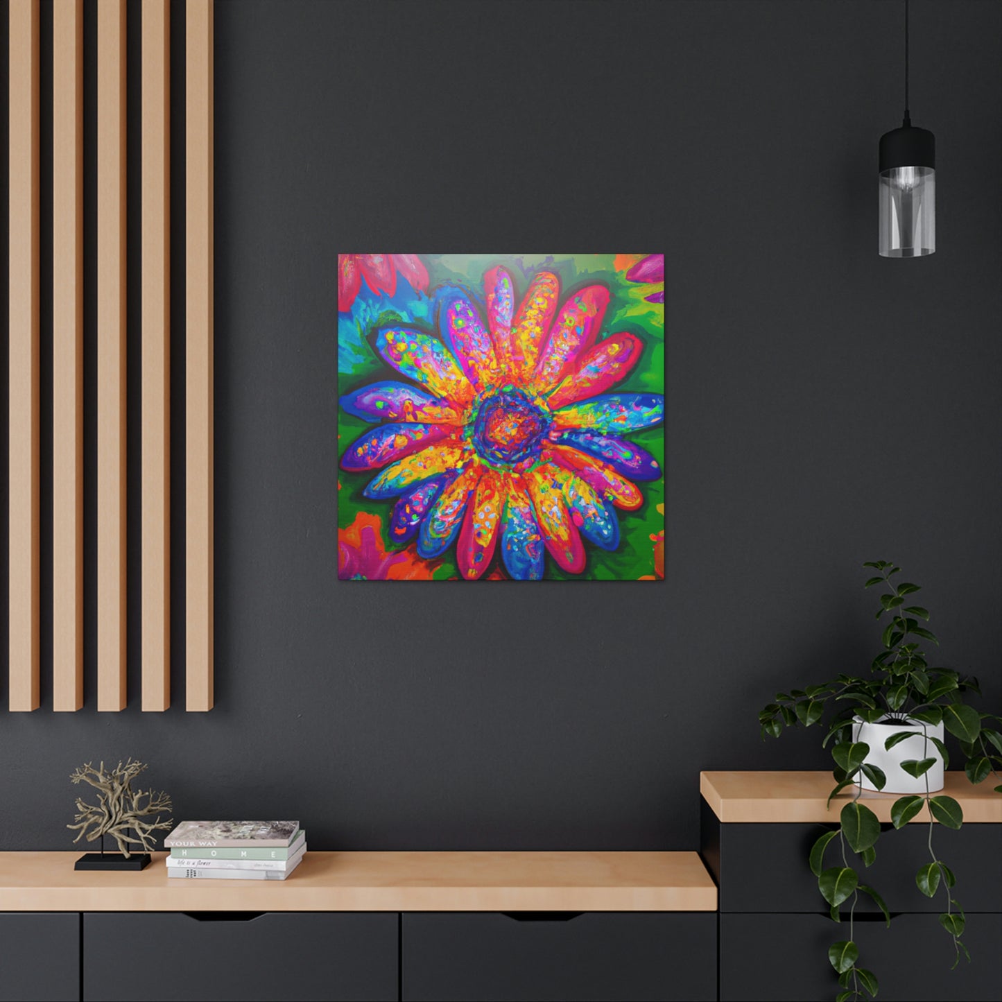 Vivid Blooms. - Canvas