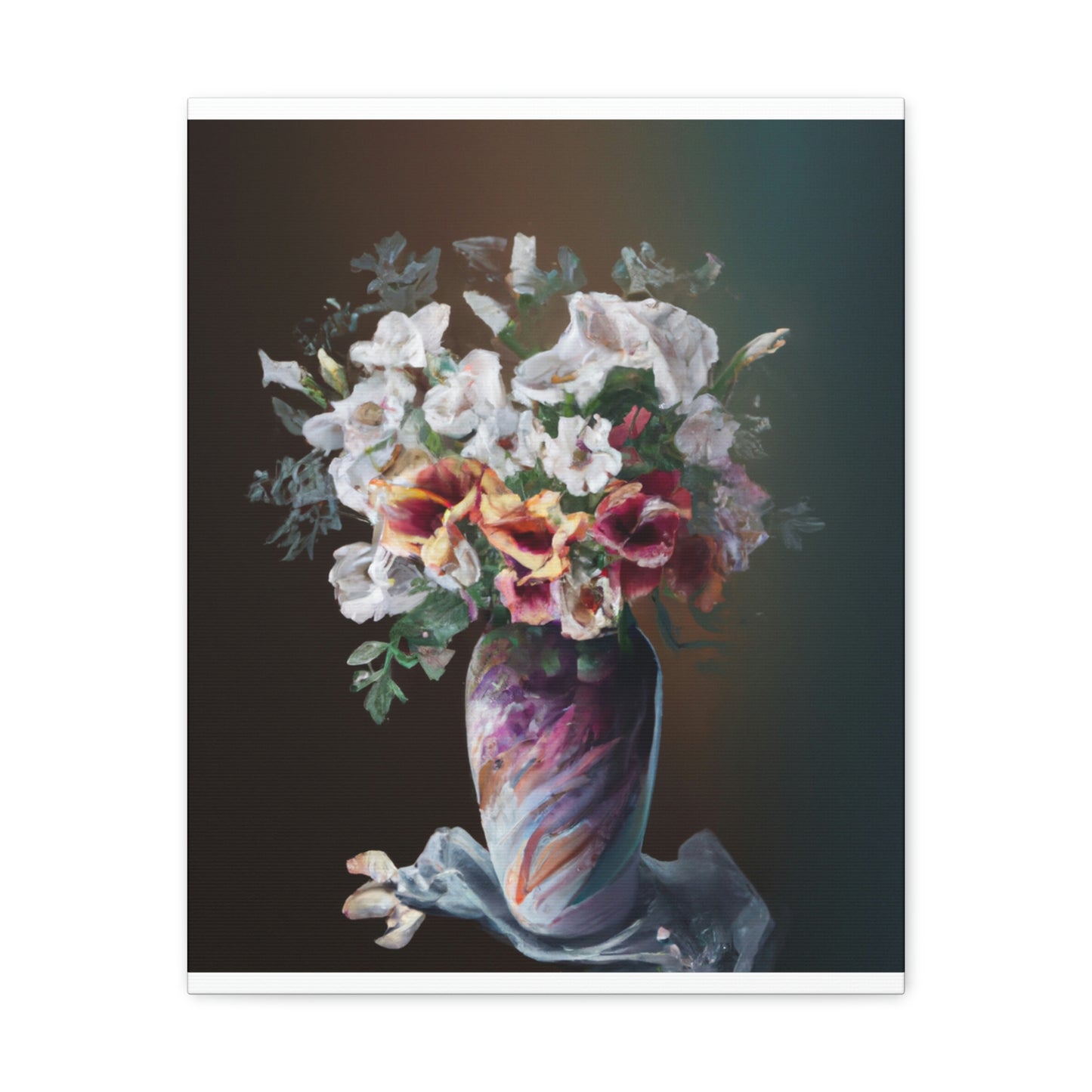 Floral Finesse Dreaming - Canvas