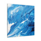 Blue Vapour. - Canvas