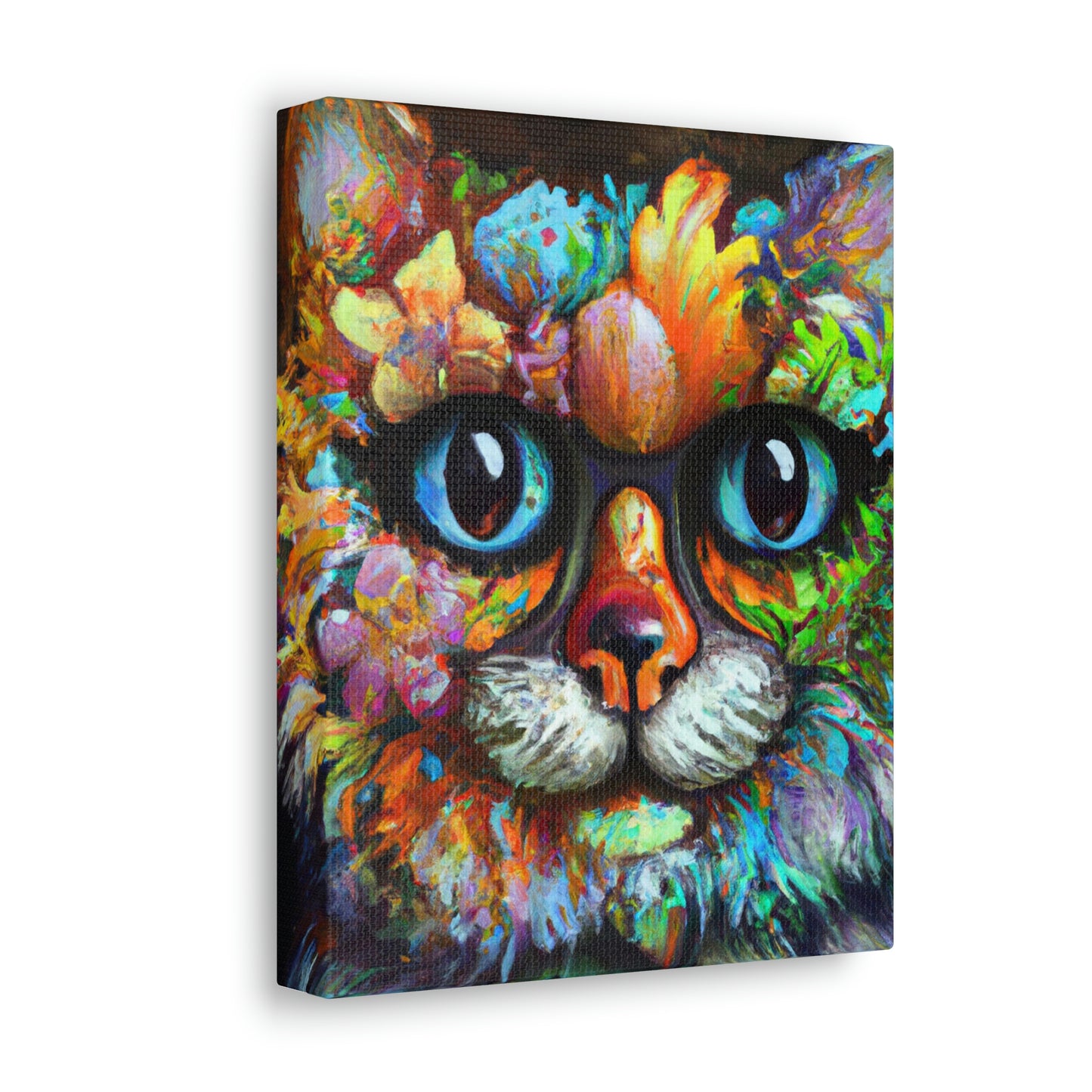 Blissful Cat - Canvas