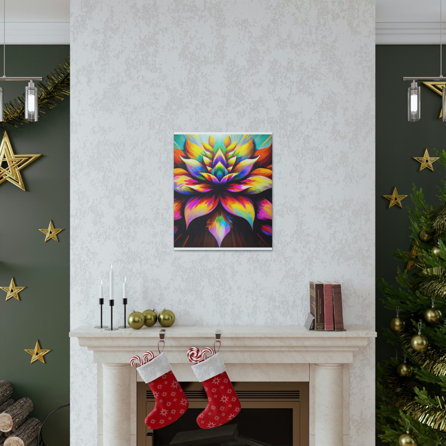 "Vivid Blooms" - Canvas
