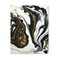 Ebony Gilded Flux - Canvas
