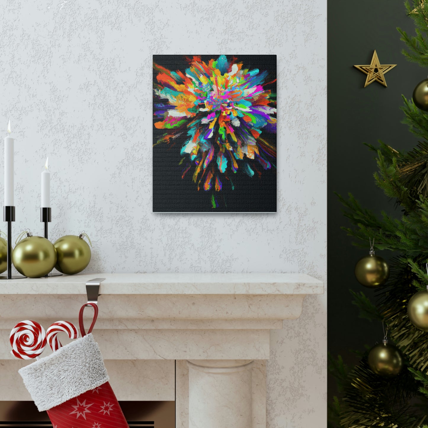 Psychedelic Bloom - Canvas