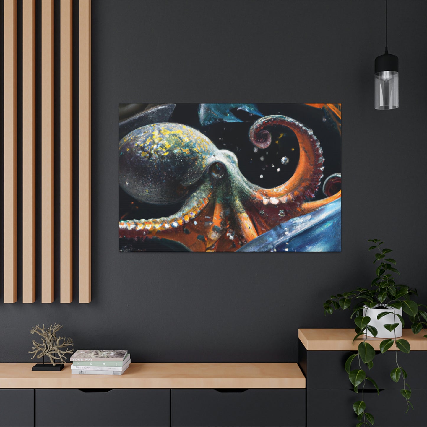 Oceanic Coral Scene - Canvas
