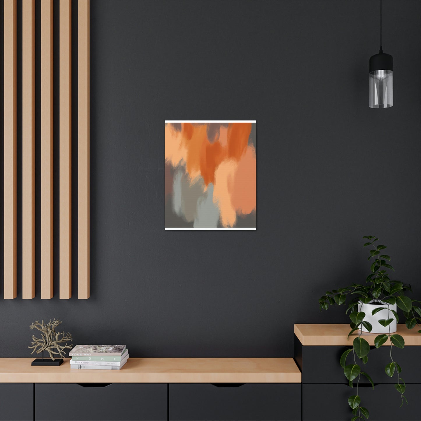 Vibrant Oasis. - Canvas