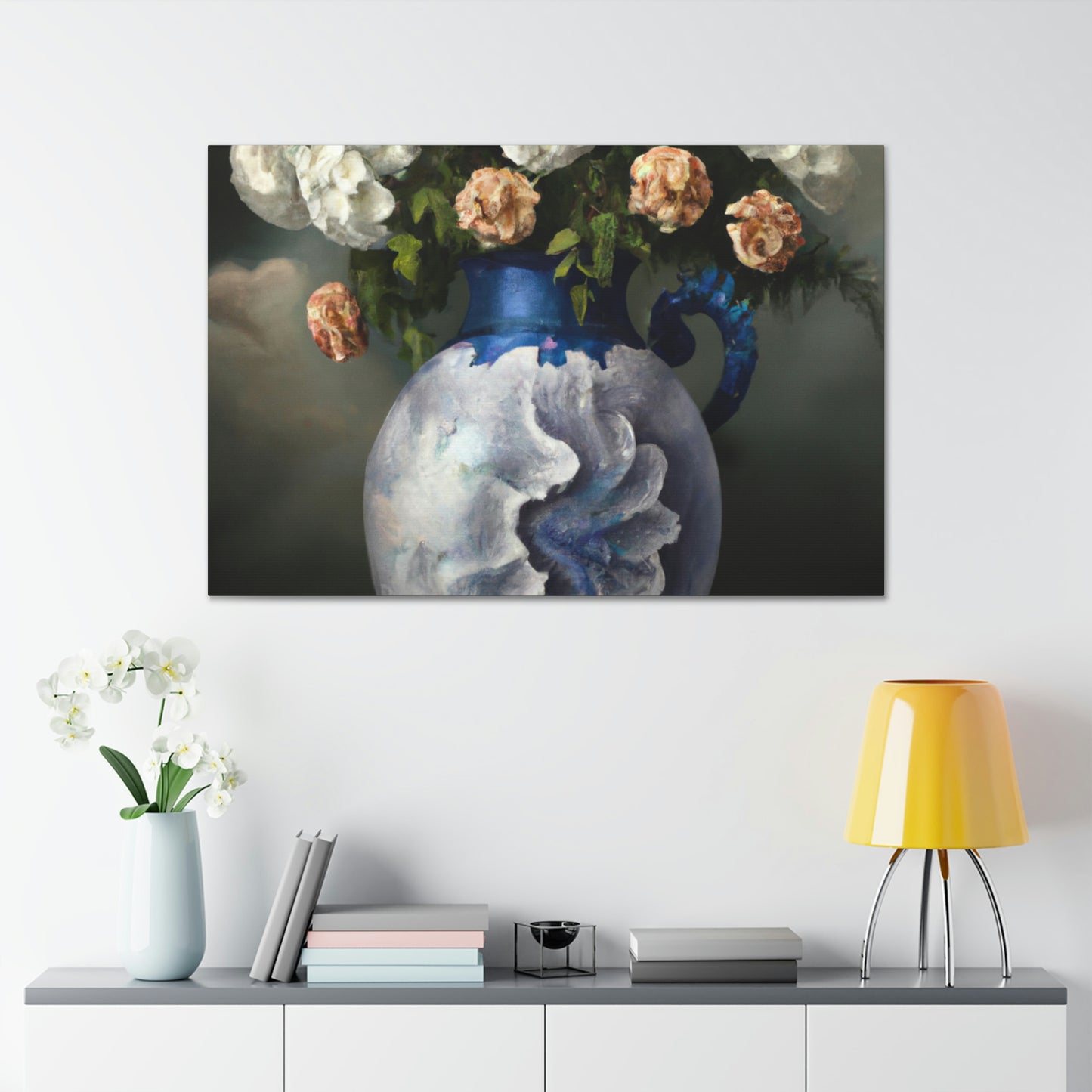 Floral Eternity Bliss - Canvas