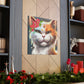 Feline Flora - Canvas