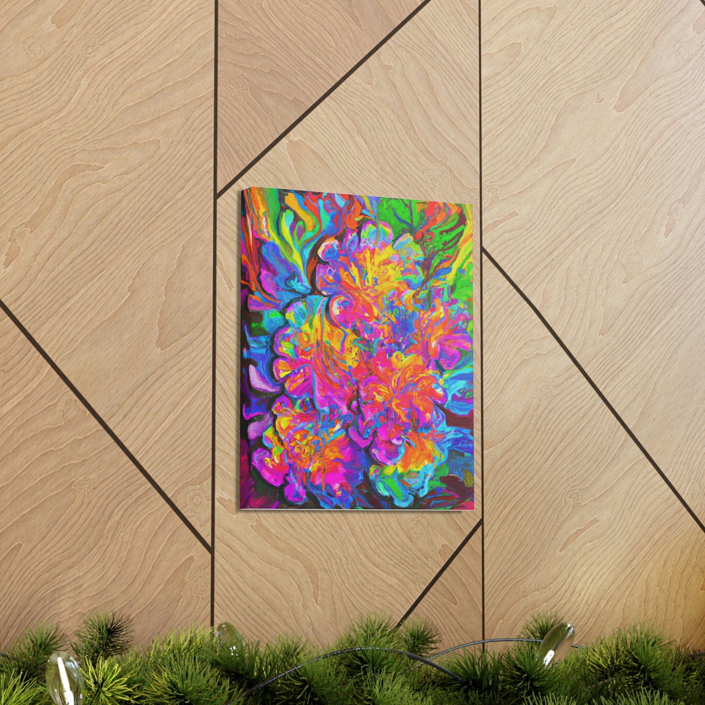Vivid Blooms. - Canvas