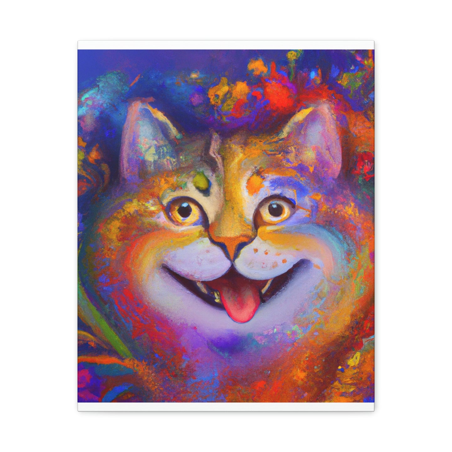 Vivid Feline. - Canvas