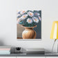 "Flower Vase Delight." - Canvas