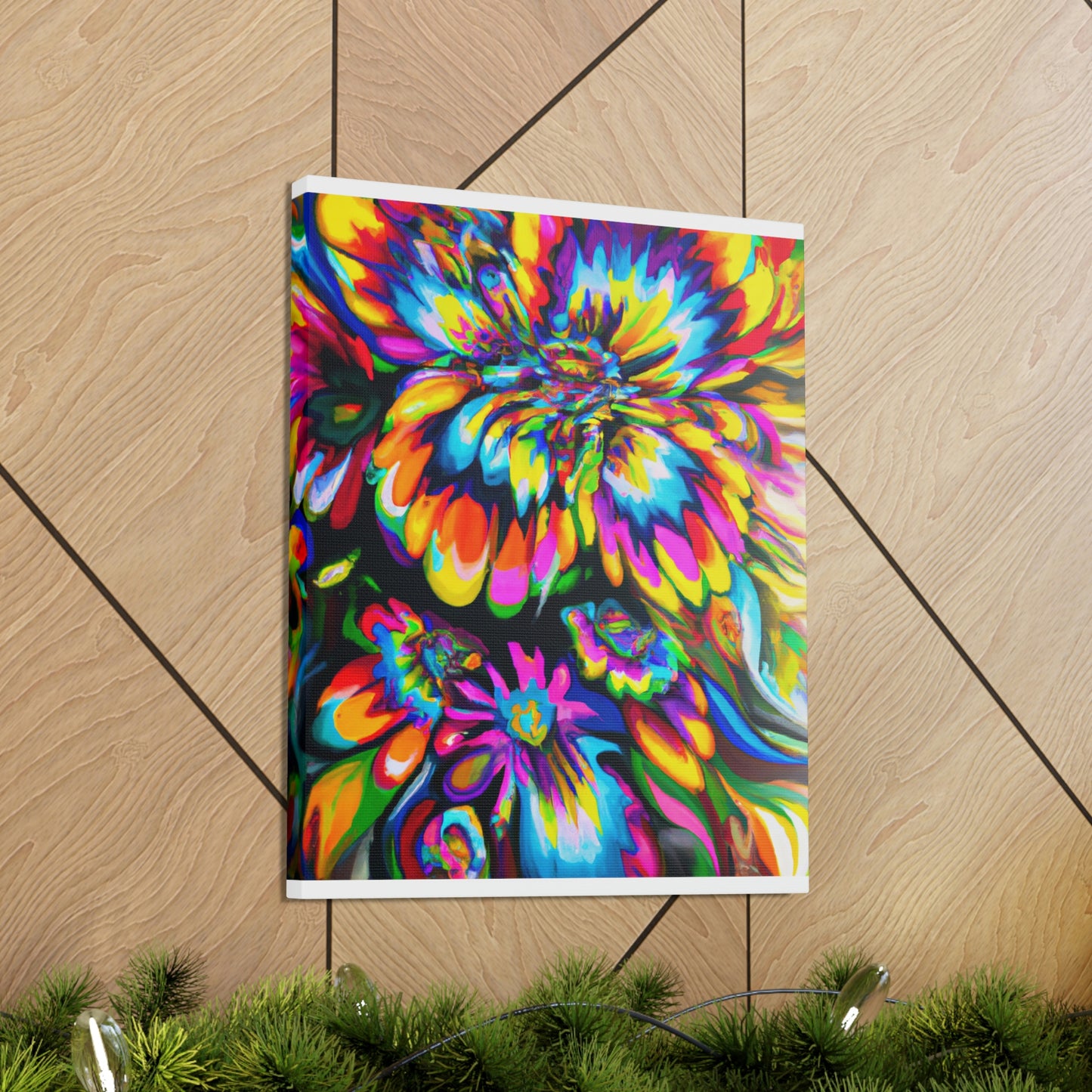 Joyful Bloom. - Canvas