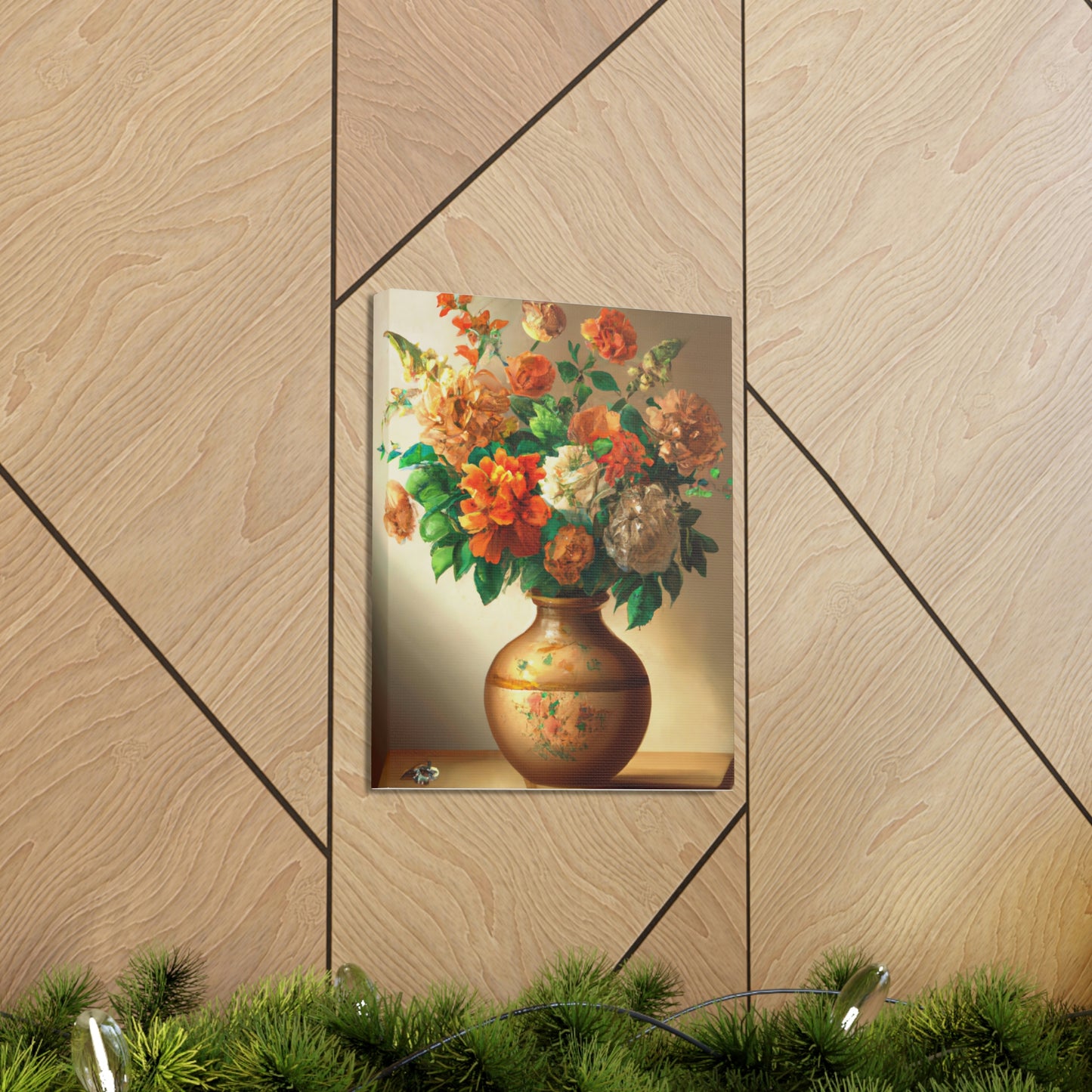 Floral Finesse Honed. - Canvas
