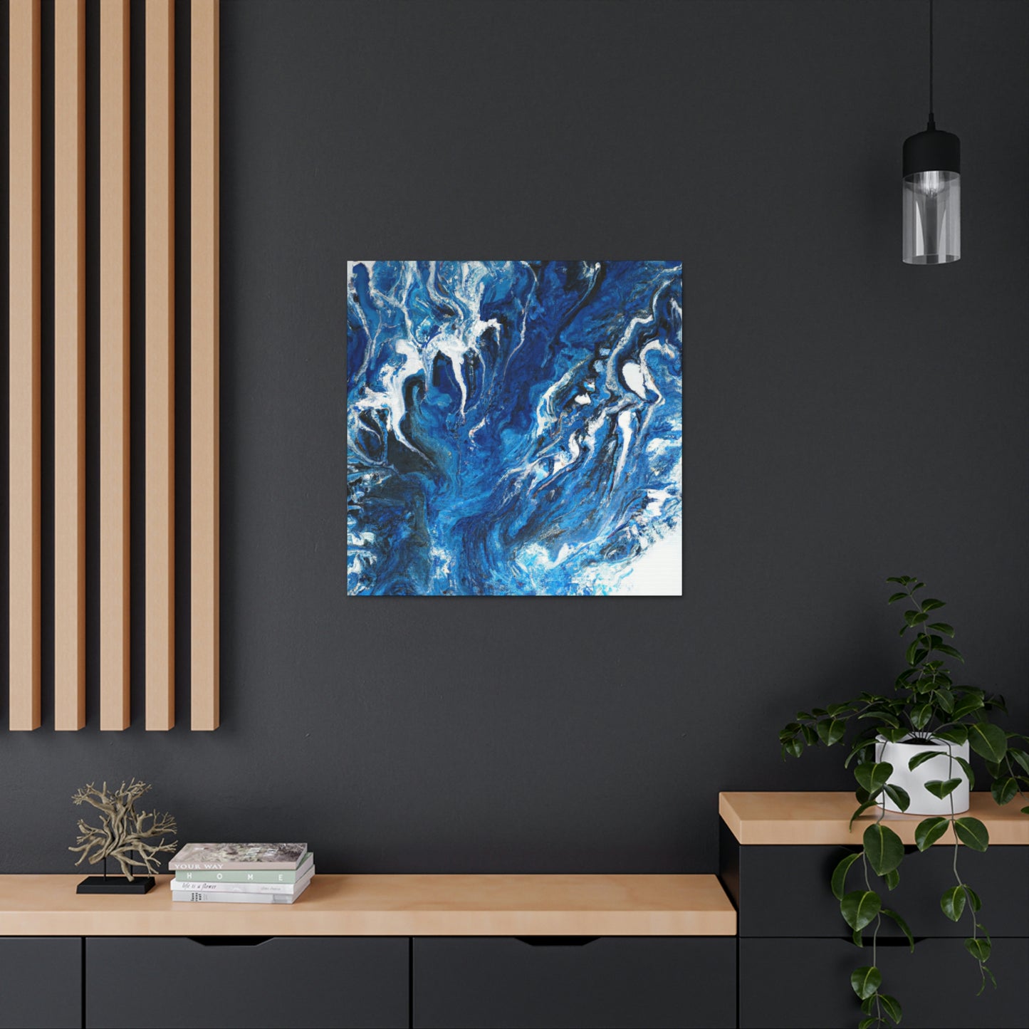 Aqua Tide. - Canvas
