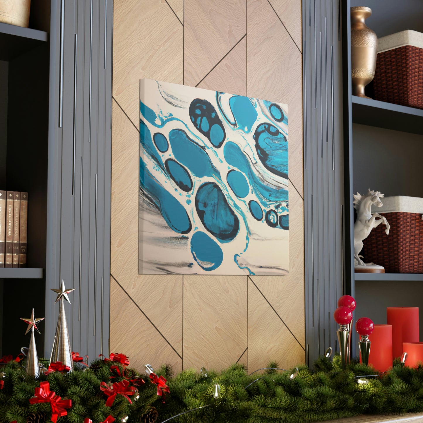 "Aqua Flow" - Canvas