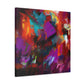 "Color Cascade" - Canvas