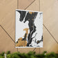 Midnight Gilded Bloom - Canvas