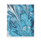 Aqua Swirl. - Canvas