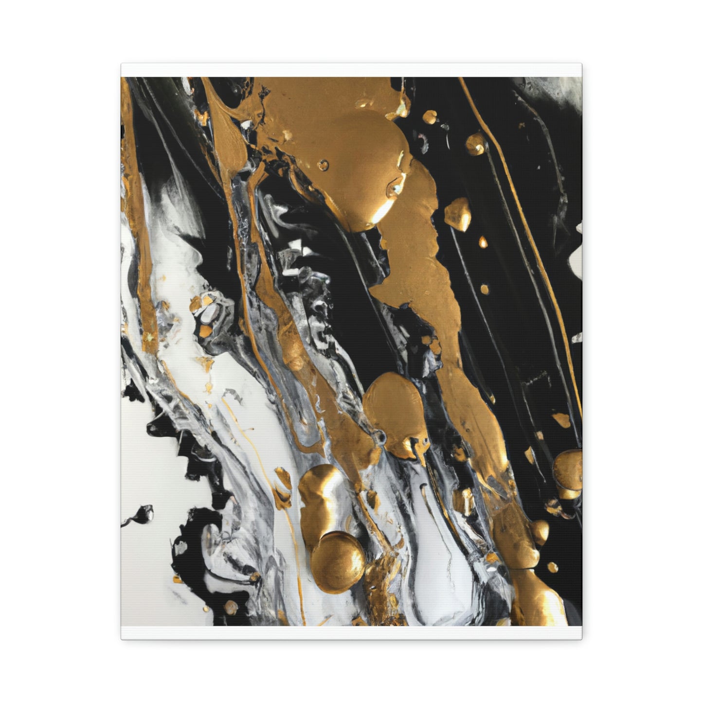 Glittering Noir Luxe - Canvas